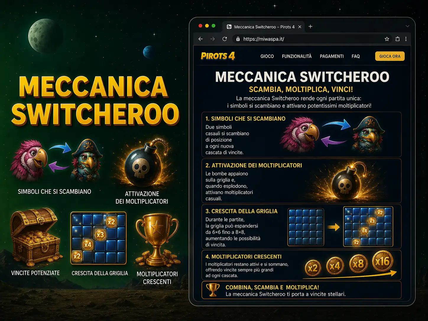 Meccanica Switcheroo pirots 4